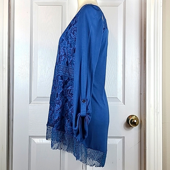 Cupio Lace Overlay Tunic NWT - Picture 8 of 13